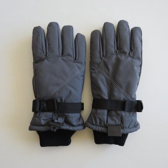 All In Motion Gray Black Winter Unisex Gloves size 8 - 14 - Picture 4 of 12